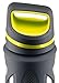 Zulu Element BPA-Free Glass Water Bottle, Grey/Green, 20 oz.