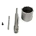 YaeTek 65mm SDS Plus Shank Wall Hole Saw Cutter Brick Concrete Cement Stone Wall Drill Bit Carbide Tipped DIY Drilling Tools 200mm Rod