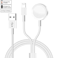 Compatible with Apple Watch Charger, 321OU Wireless Magnetic iWatch Charging Station Compatible for Apple Watch Series 4/3/2/1, iPhoneXR/XS/XS Max/X/8/8Plus/7 /7Plus/6/6Plus/iPad4/Air/mini/Airpod