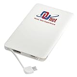 Nucharger C40U Card Size 4000mAh Slim Portable Charger Lightweight Power Bank w. Built-in MicroUSB, Lightning Adapter and Extra USB Port