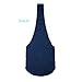Sling Bag - Portable Reusable Market Bag, Beach Tote, Groceries, Hiking, Travel - Blue