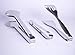 Joy Looker JT01 Premium 100% Stainless Steel Food Tongs Set of 3 Flatware Buffet Tongs 10 Inch Meat Tongs 9.5 Inch Salad Tongs 9.5 Inch Ice Tongs