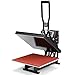 Mophorn Heat Press Heat Press Machine Heat Press Machine for T Shirts 15x15 Inch Semiauto Open Digital LCD Timer Rigid Steel Frame High Level(15x15 Inch Semiauto Open)