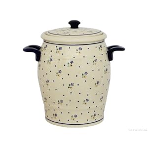 Original Boleslawiec Rum Pot 4,2 Litre – Bunzlauer Multi-Purpose Ceramic Pot Decor 111