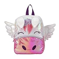 Searock Cute Preschool Toddler Mini Waterproof School Backpack for Girls Boys Wing Unicorn