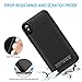 Battery Case for iPhone X/Xs，5000mAh QI Wireless Charger Power Bank, 2in1 Rechargeable Extended Battery Pack Charging Case for iPhone X/Xs, Protective Backup Power Case for Wireless Charging Devices