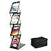 Yescom Pop Up 4 Pocket Foldable Magazine Brochure Rack Book Literature Holder Tradeshow Display Stand w/Carrying Bag