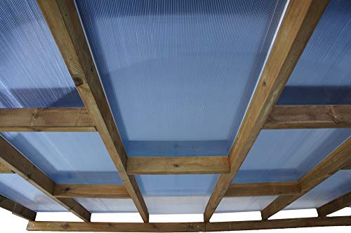 Chalet-Jardin Toit Couv'Terrasse Bois 3X3 - avec Toit