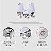 CHICAGO Women's Leather Lined Rink Roller Skate, White