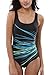 CharmLeaks Women Swimmer Athletic One Piece Bathing Suit Racing Swimsuit XXL