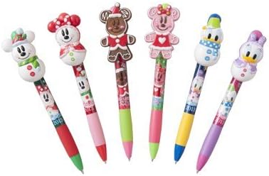 Mickey Mouse and Minnie Mouse Snowman &amp; Gingerbread version ballpoint pen set Disney Christmas 2013 [Tokyo Disney Resort Limited (japan import)