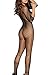 ZIUMUDY Women Sexy Lingerie Open Crotch Sleeves Bodystocking Sleepwear Tights, One Size (Black)