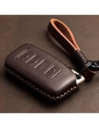 KMT piel auténtica mando a distancia sin llave Fob Case Funda de coche para Lexus ES250 ES350 ES300h...