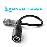 KONDOR BLUE BMPCC4K to DC 5.5/2.5 Barrel Socket Power Adapter Cable (Female) 6in 15cm Weipu Blackmagic Pocket Cinema Camera 4K
