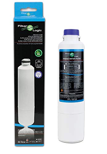 FilterLogic FFL-181S Fridge Water Filter Compatible with Samsung DA29-00020B, DA29-00020A, DA99-02131B, DA97-08006, DA97-08043ABC, DA97-08006A/B, HAFCIN, HAF-CIN, HAF-CIN/EXP, 46-9101, REFSVC (1 Pack)