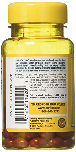 Puritans Pride Betacarotene 25000 IU - Image 4