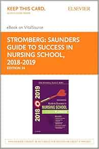 Saunders Guide To Success In Nursing School 2018 2019