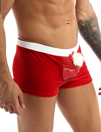 iEFiEL-Boxer-da-Uomo-Babbo-Natale-Rosso-Elasticizzato-Lingerie-Pantaloncini-Natalizi-in-Velluto-Cosplay-Natale-Carnevale-Shorts-Santa-Claus-Christmas-Mutande