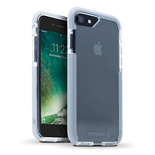 BodyGuardz - Ace Pro Case For Apple iPhone 7 and iPhone 8 (Not Plus) Featuring Unequal Technology, Extreme Impact and Scratch Protection for Apple iPhone 7/8 (Not Plus) (Grey)