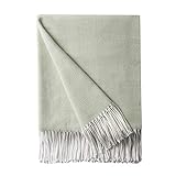 BOURINA Decorative Diamond Lattice Faux Cashmere