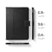 Spigen Stand Folio Works with iPad 9.7 Case iPad Case (2017/2018) - Black