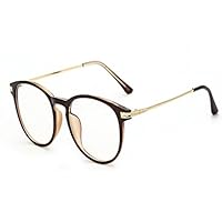 Meijunter Blue Light Filter Glasses UV Clear Lens Computer Round Frame Men/Women