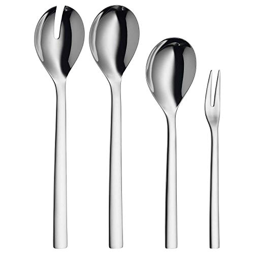 WMF Nuova 4Piece Serving Set, Salad Cutlery, Serving Spoon, Serving