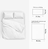 ANDECH Disposable Bed Sheets Travel Set 4-Piece Double Portable Hotel Bedding view 2