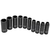 Craftsman Evolv 10 pc. Deep Impact Socket Set: 1/2-Inch Drive; MM (Metric); Model 16887