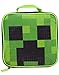 Minecraft Creeper 5 Piece Backpack Set Lunch Box Water, Green, Size Onesize