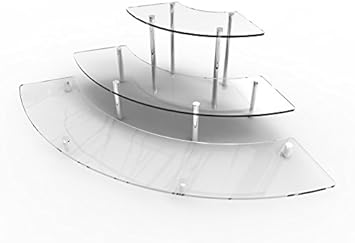 Amazon Com Fixturedisplays 3 Tier Clear Acrylic Countertop