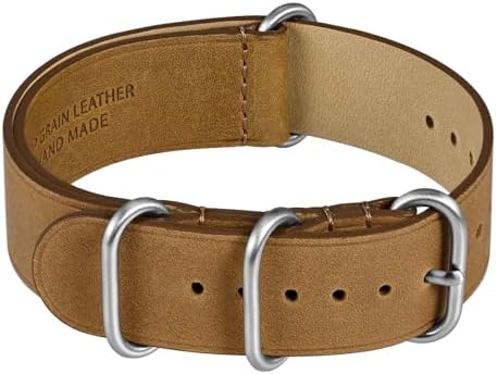 Benchmark Basics Leather Watch Band - Crazy Horse Oiled Leather
