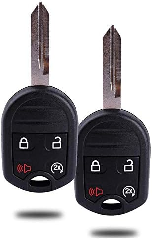 Yesjoy Pair Replacement Uncut Remote Control Car Key Fob Electronics Entry Keyless Transmitter for CWTWB1U793 1788A-FWB1U793 5912560 Ford F-150 250 350