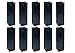 Black Wine Bag for Wine Bottle Whiskey/Spirits, Reusable Bag, Laminated for Extra Strength. (10 Pack)