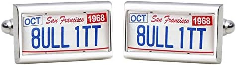 USA American Personalised Number Plate Cufflinks