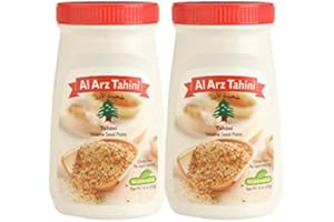Al Arz Tahini Sesame seed paste, 2 Pack (16 Oz Each)