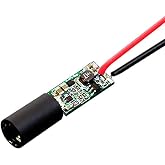 Quarton Industrial-grade Green Dot Laser Module, VLM-520-51 LPA, 520nm, Glass Lens, <4mW Class 3R, 3~6VDC, aluminum housing