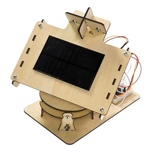Robotistan Solar Tracking Kit with Arduino - Smart Dual Axis Solar Tracker System with 6V Mini Solar