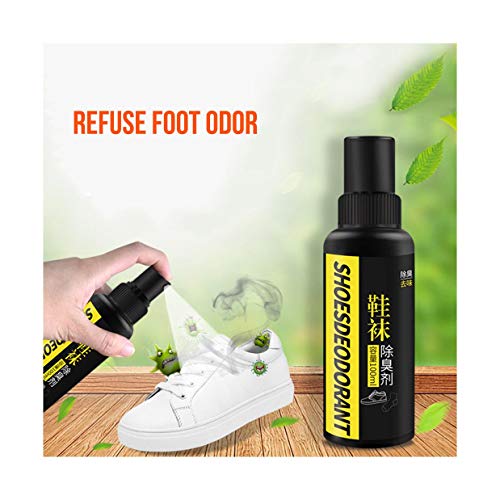 Weisfe78 Shoe Deodorizer, Foot Deodorant Spray – Fights Odor, Stink Caused by Bacteria – Spray Freshens Better Than Messy Powders, Antiperspirants, Insoles, Sneaker Balls – Use on Feet or Shoes