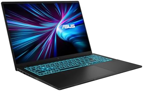 V16 V3607VM-TK150 - Portátil Gaming WUXGA 144Hz de 16" (Intel Core 7 240H, 16GB RAM, 1TB SSD, NVIDIA RTX 5060 8GB, Sem Sistema Operativo) Preto Mate - Teclado QWERTY em espanhol