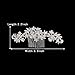 BriLove Women's Bohemian Boho Crystal Cluster Flower Vine Leaf Wedding Bride Bling Hair Comb