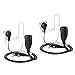 TOMSENN 2-Pin Covert Acoustic Tube Walkie Talkie Earpiece - Two Way Radio Earpiece with a PTT Mic - Compatible with Walkie Talkie Headset Brands (Kenwood, Puxing, Wouxun, Baofeng) - Pack of 2 primary