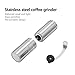 Firlar Premium Manual Coffee Grinder Adjustable Coffee Grinder Burr, Stainless Steel Burr Mill Grinder with Brush
