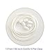 DIY 15 Feet Silk Cord & 10 Pair Clasps Baby-safe Jewelry- FDA Proof, BPA-Free, Lead-Free, Phthalates-Free, Teething Necklace for Mom & Baby (White Cord)
