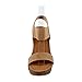Refresh Women's Mara-10 Platform Cork Wedge High Heel Sandal Taupe 10 B(M) US
