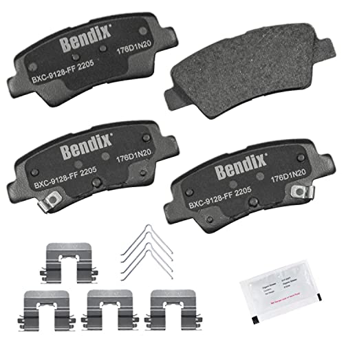 Bendix Priority1 CFC2205 Ceramic Rear Brake Pads for Hyundai Veloster 2021-2019…