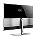 AOC i2777fq 27-Inch Class IPS LED Monitor, Bezel-less, Full HD, 5ms, 50M:1 DCR,VGA/(2)HDMI,MHL /DP,VESA, Spk