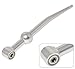 Aluminum Single Bend Throw Short Shifter Silver Manual Trasmission for Civic/Integra/CRX/Del Sol