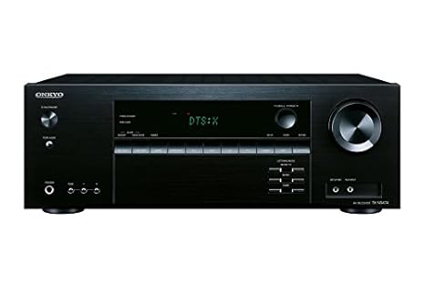 Onkyo TX-NR474(B) 5.1 Kanal AV Receiver (135 W/Kanal, Multiroom, Heimkino, Dolby/DTS:X, WLAN, Bluetooth, Streaming, Musik App