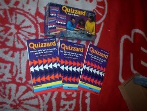QUIZZARD GAME BOOKS: SET OF 3 "Early Learning Edition" [Paperback] [Jan 01, 1988] Random House Publications